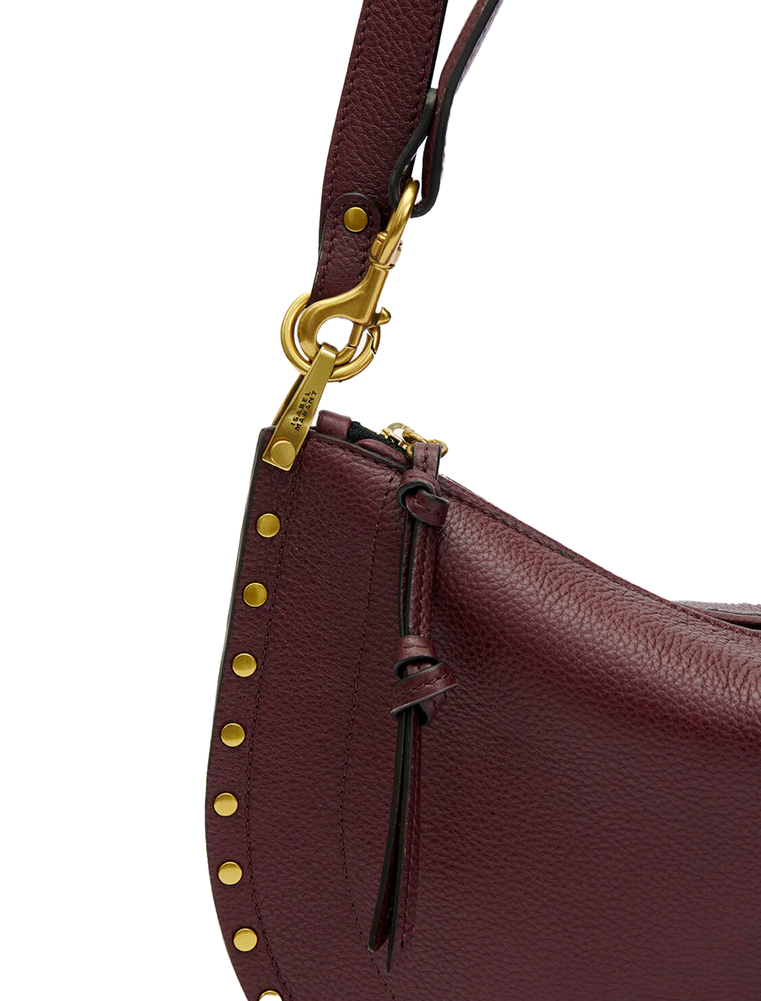 oskan soft zip in burgundy