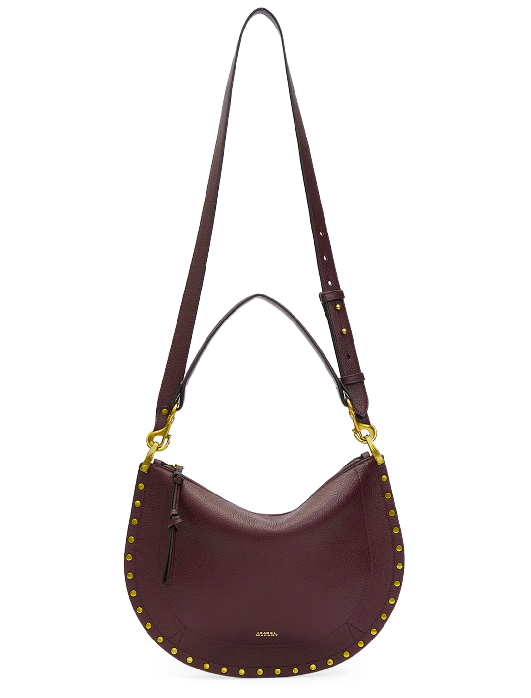 oskan soft zip in burgundy