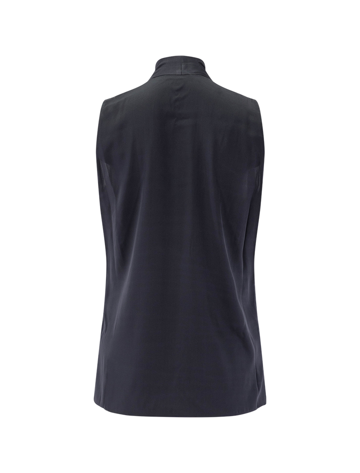 mila blouse in pebble