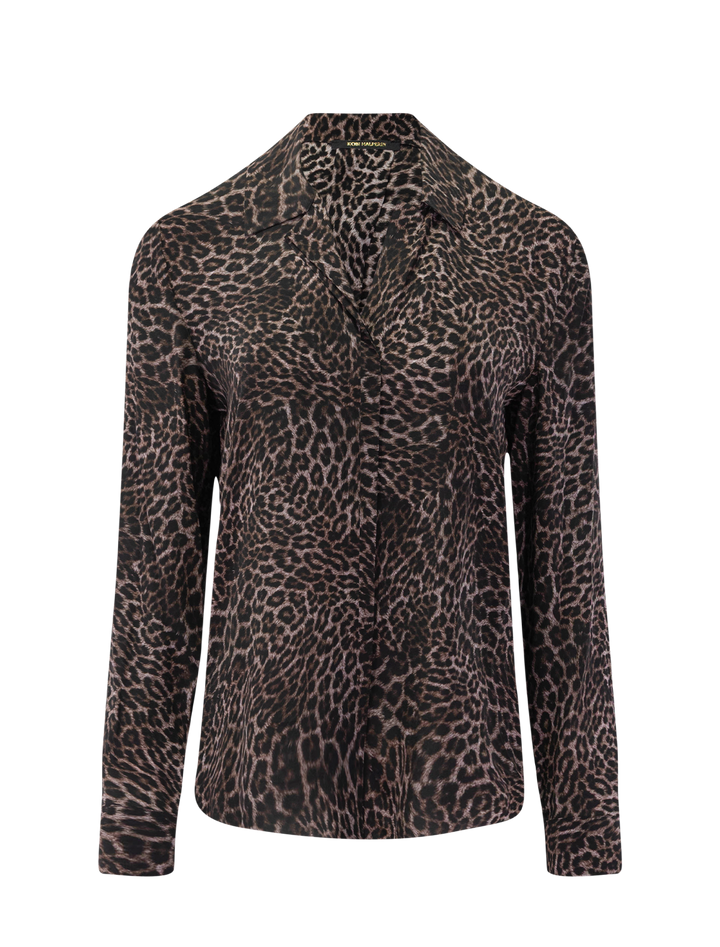 gavin blouse in sable multi