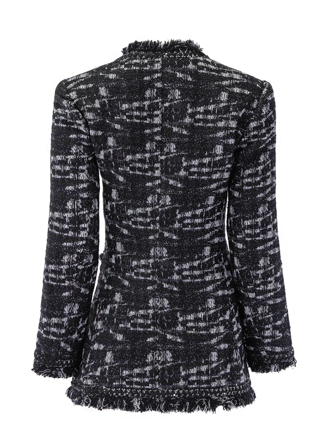 gleb jacket in black and white