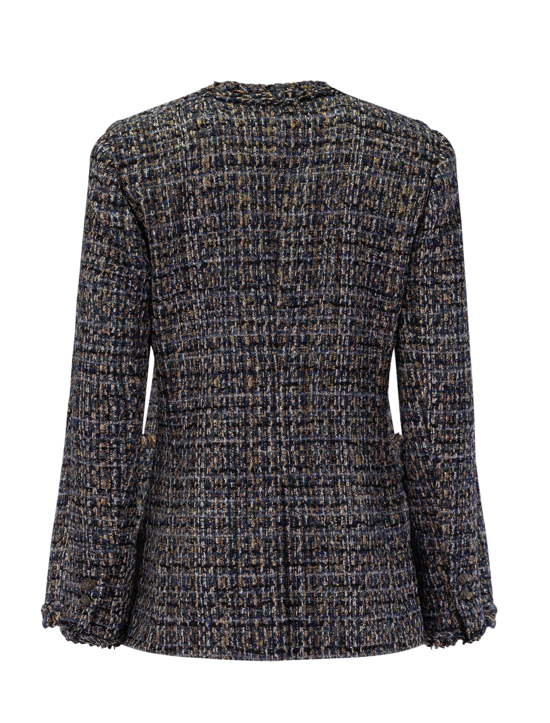kaden jacket in navy tweed