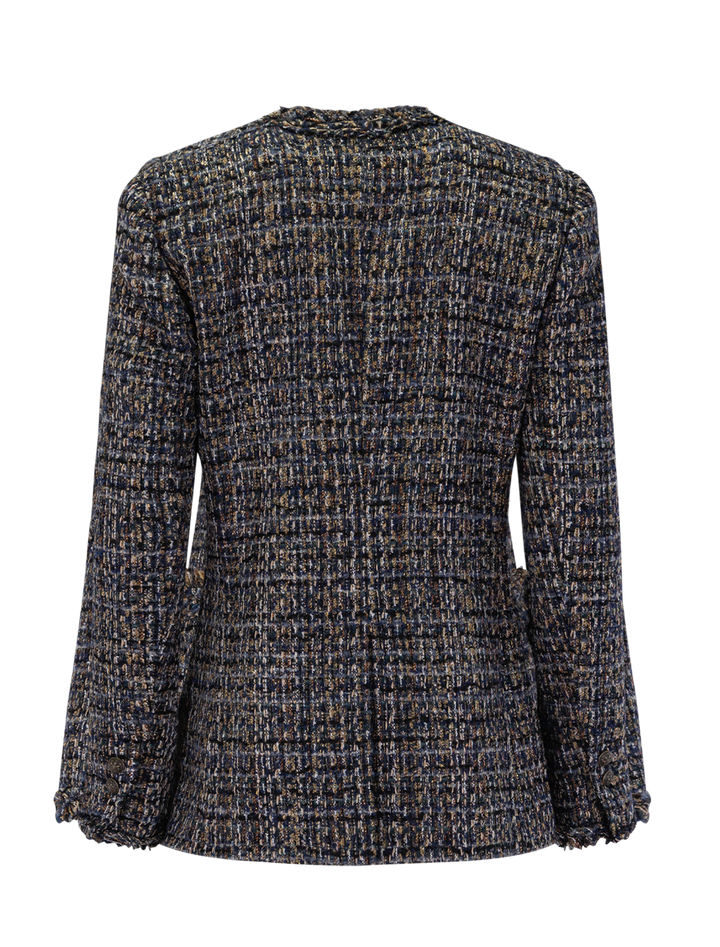 kaden jacket in navy tweed