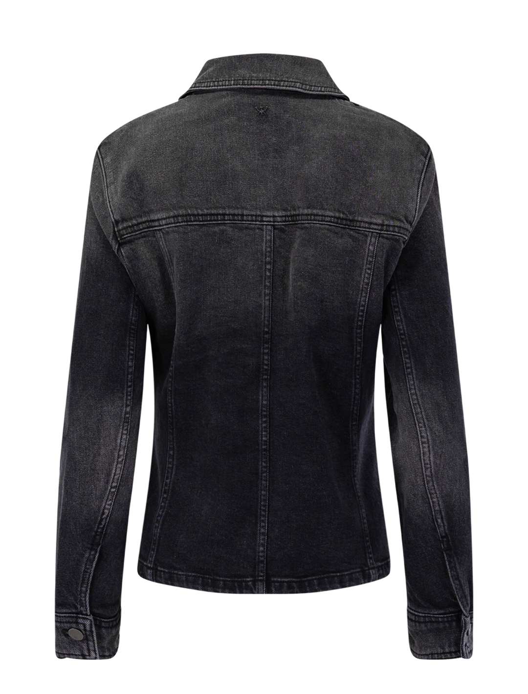 tally embellished denim shacket