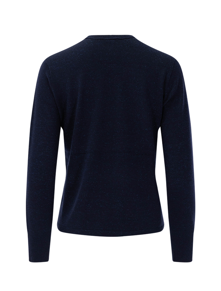 vinny v-neck sweater in midnight