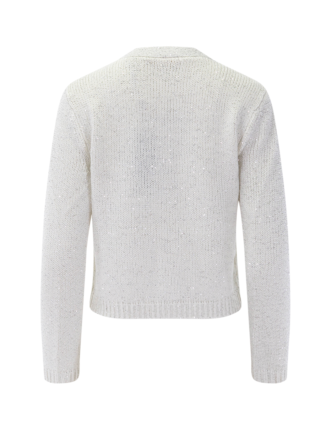 valentina sparkle sweater in ivory