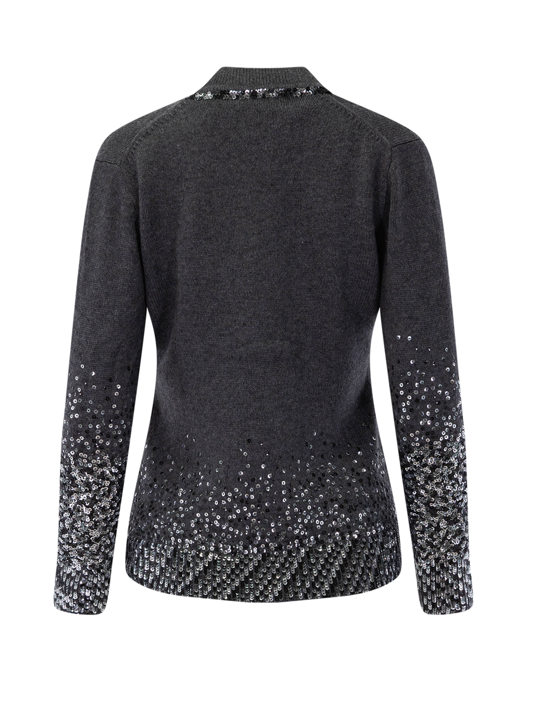 nikita sequin cardigan in grey