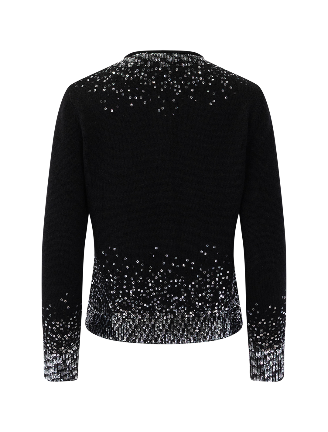 kiki sequin cardigan in black