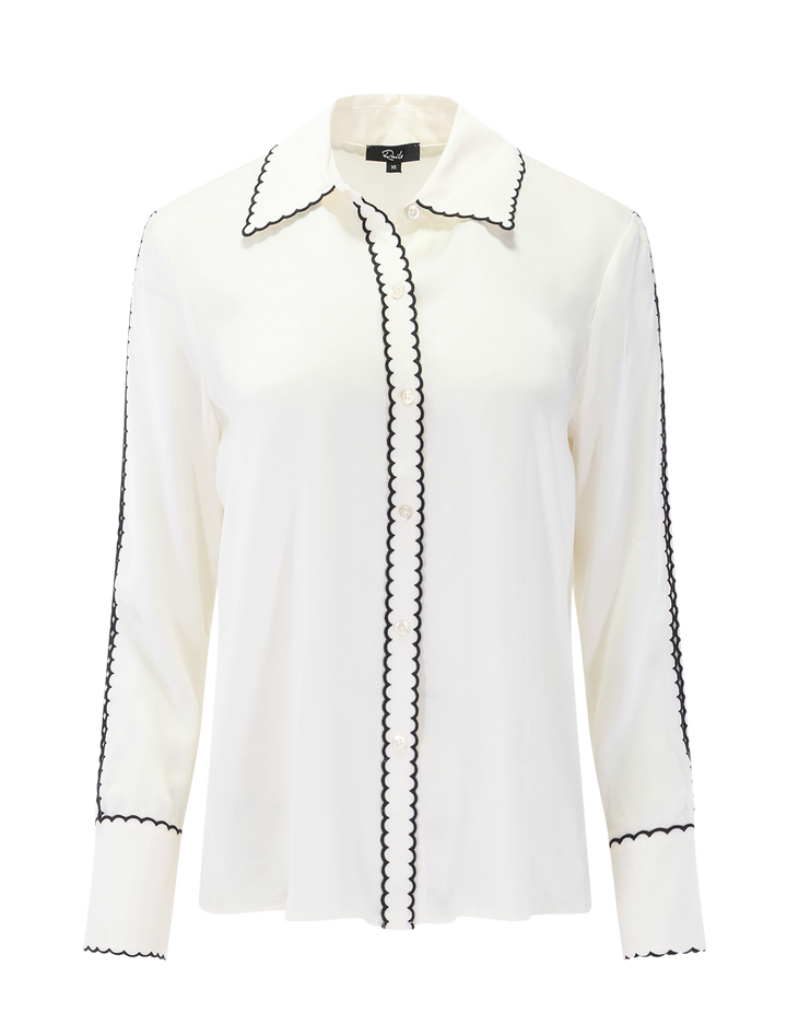 aloise blouse in ivory
