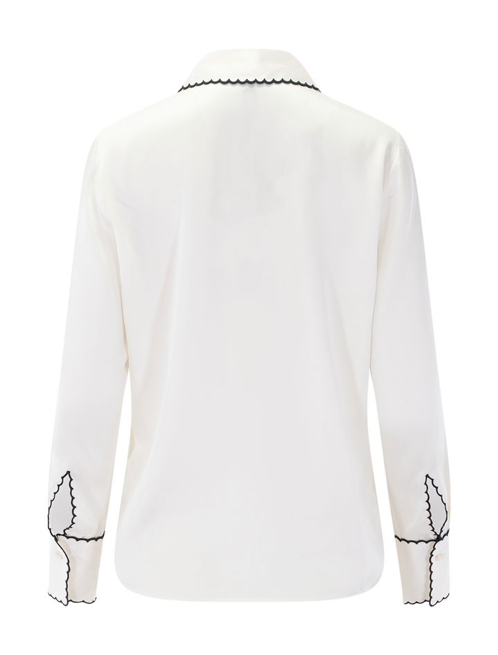 aloise blouse in ivory