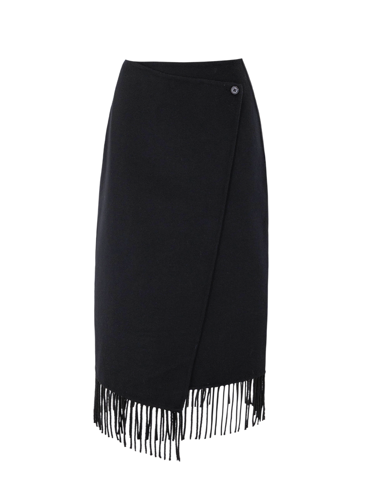 odette skirt in black