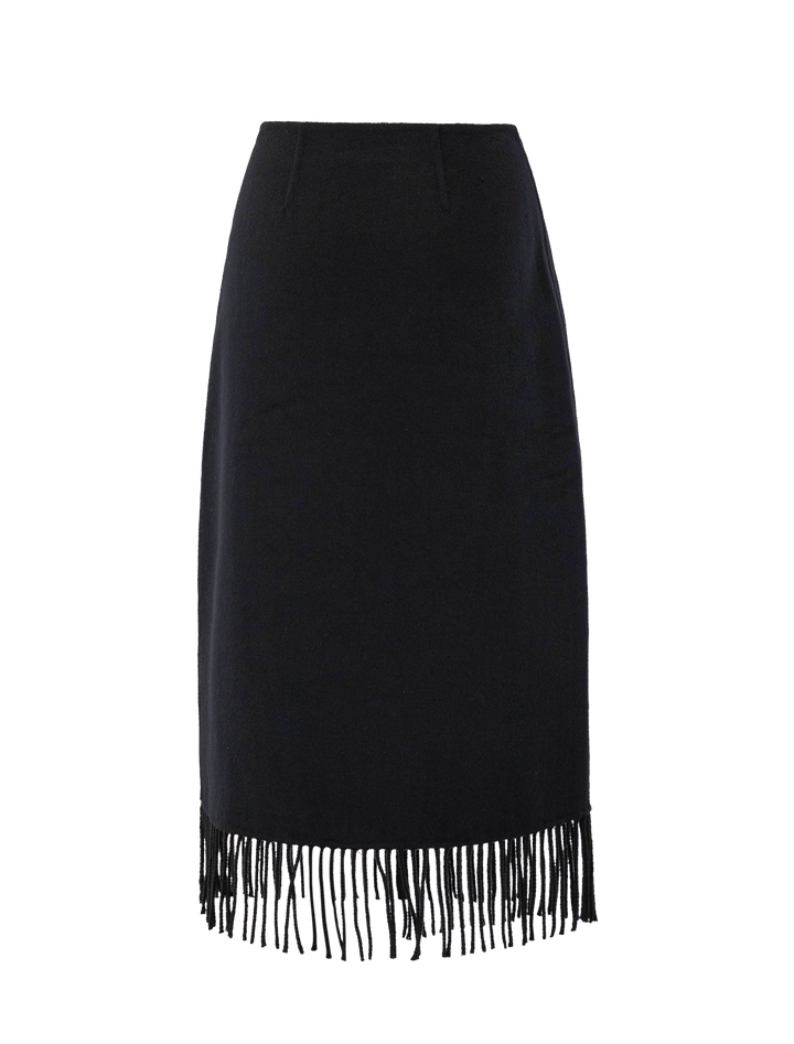 odette skirt in black