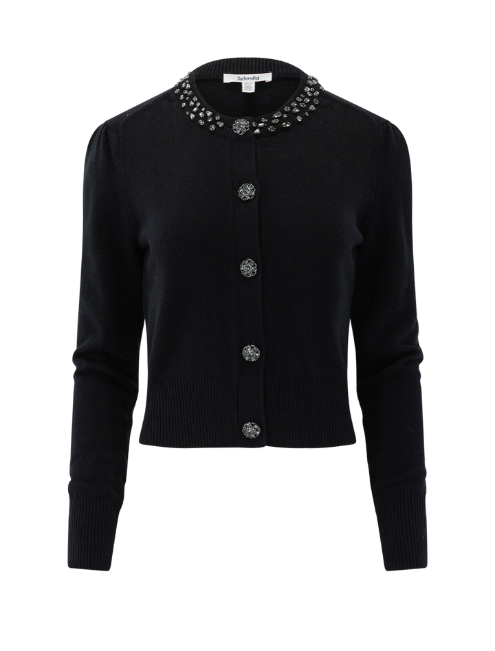 montana cardigan in black