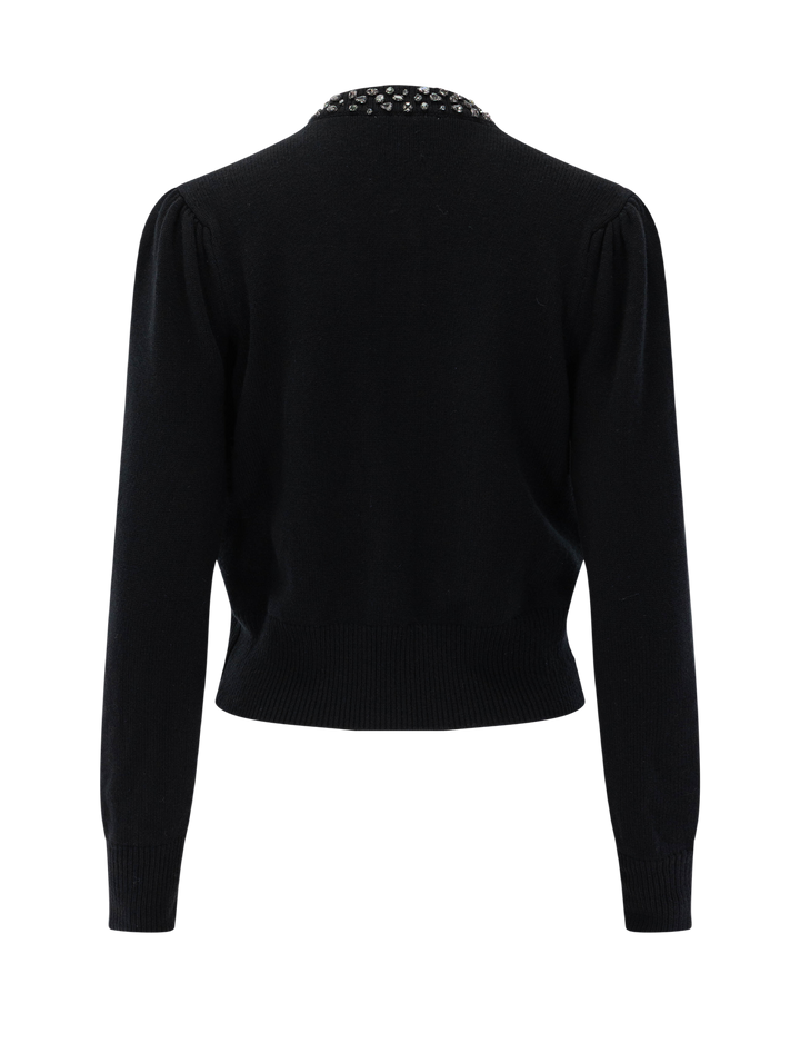 montana cardigan in black