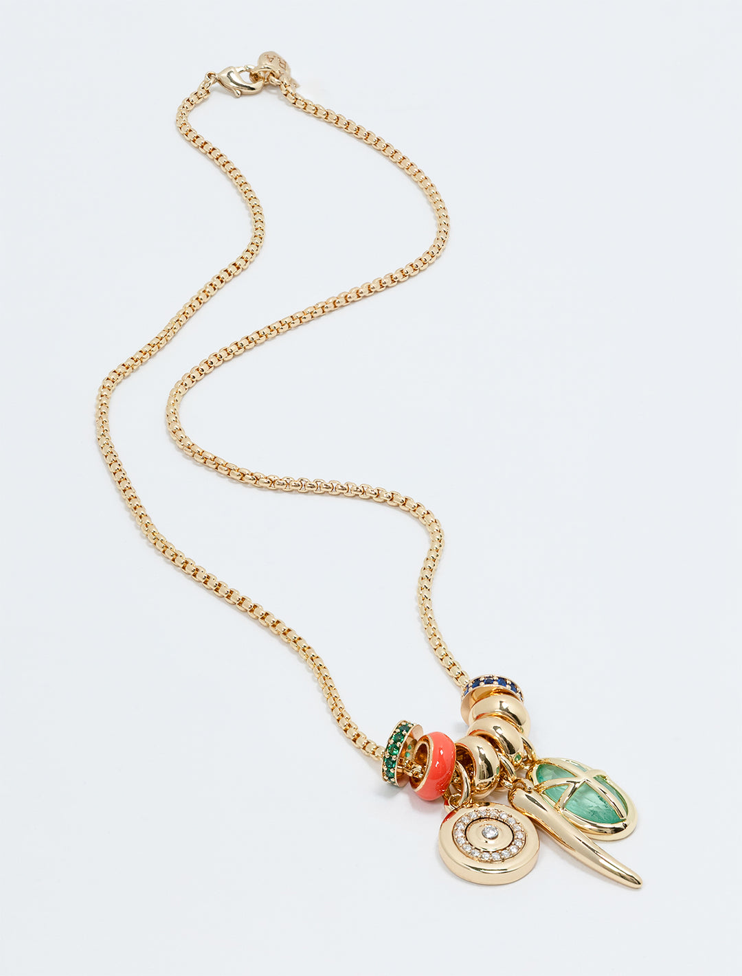 a little bit of everything charm necklace