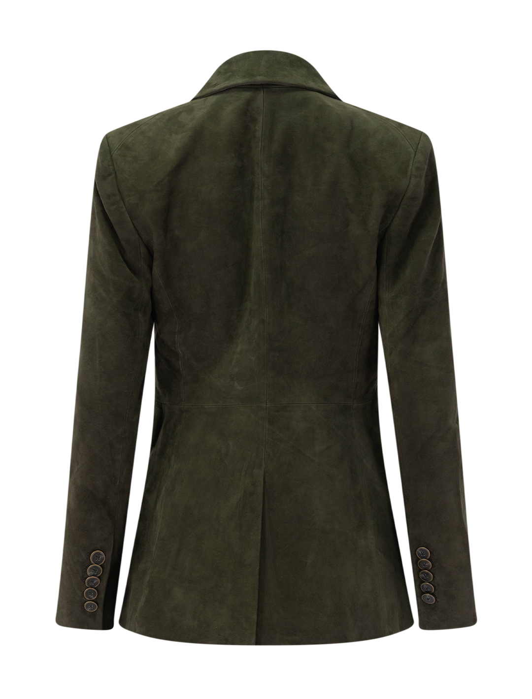 duane suede dickey jacket in cypress