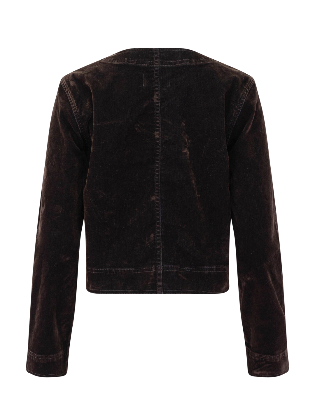 capistrano jacket in chocolate flocking