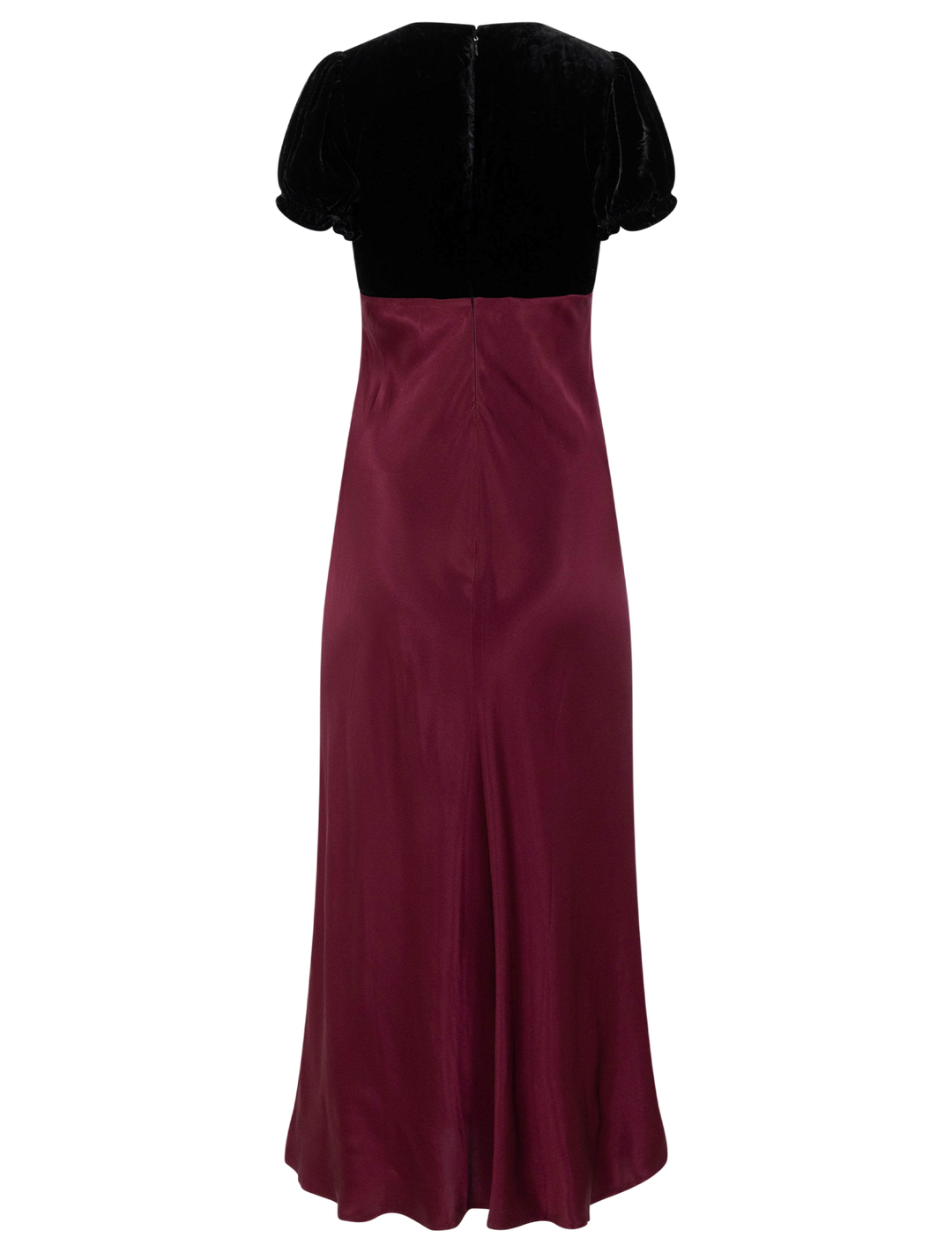 dory dress in winter garnet