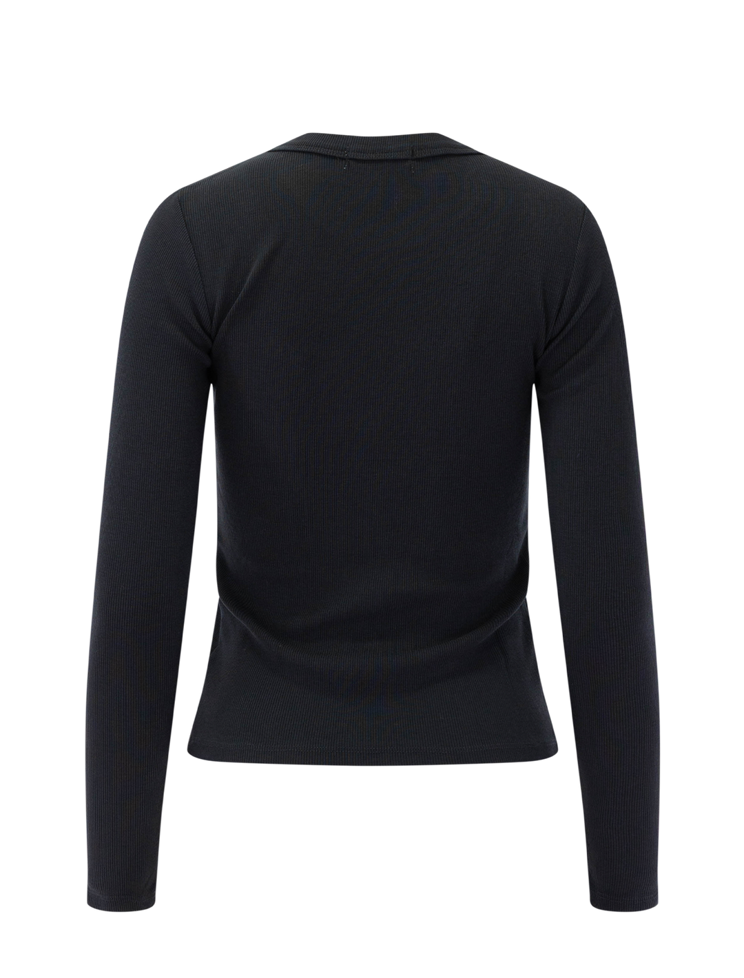 lexi long sleeve crew tee in black