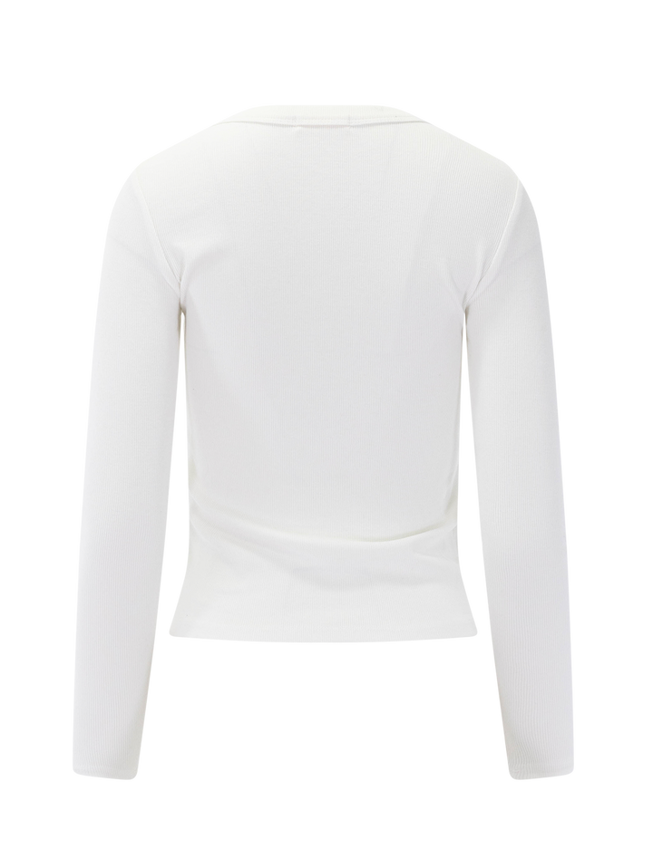 lexi long sleeve tee in white