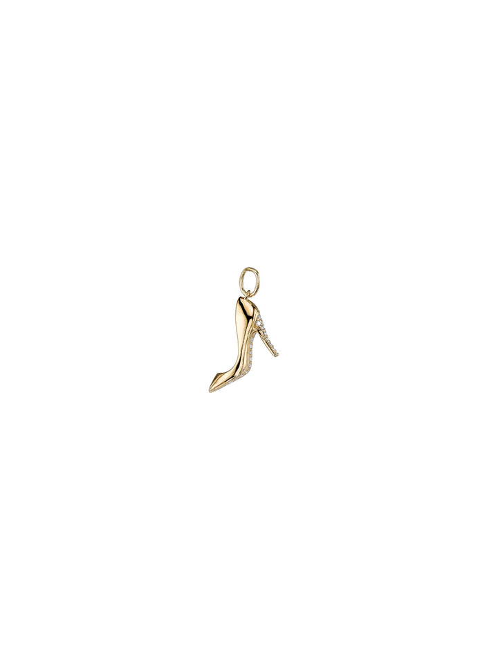 diamond and gold stiletto charm