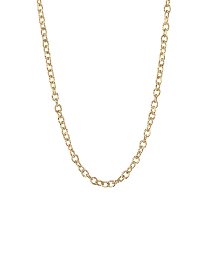 20" gold medium rolo chain