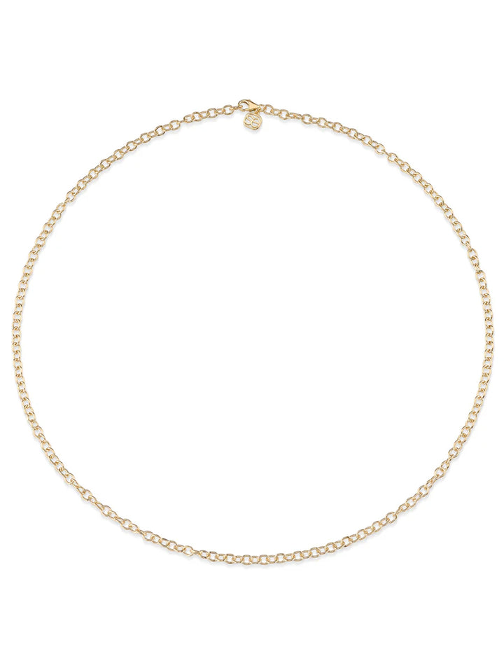 20" gold medium rolo chain