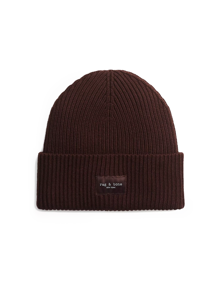 blake beanie in chocolate