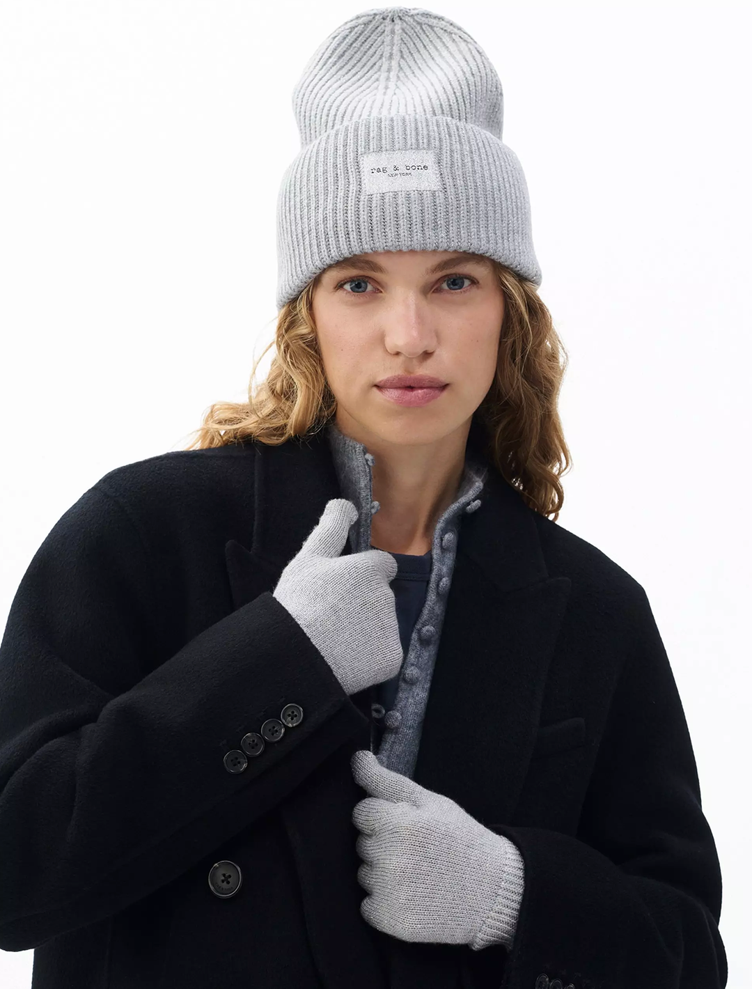 blake gloves in silver