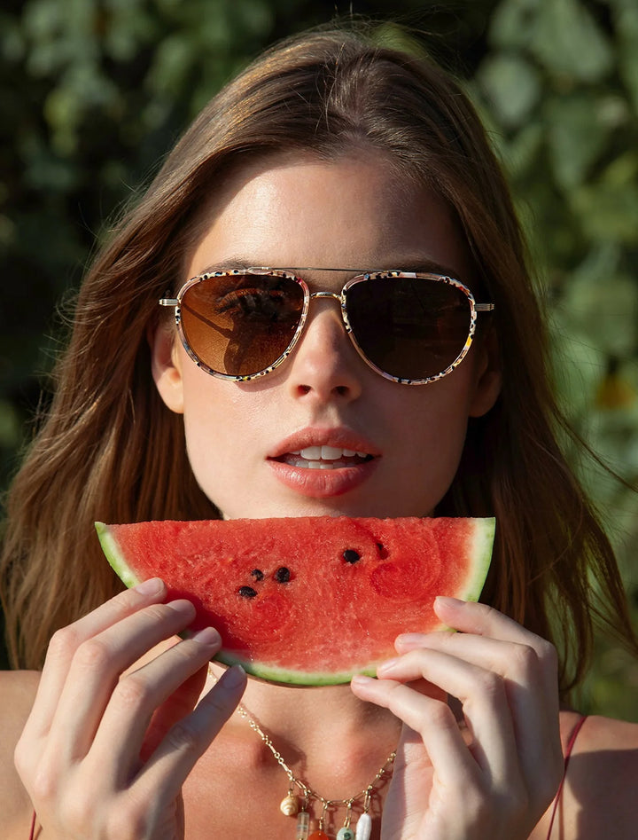 coleman | 18k + pink poppy polarized