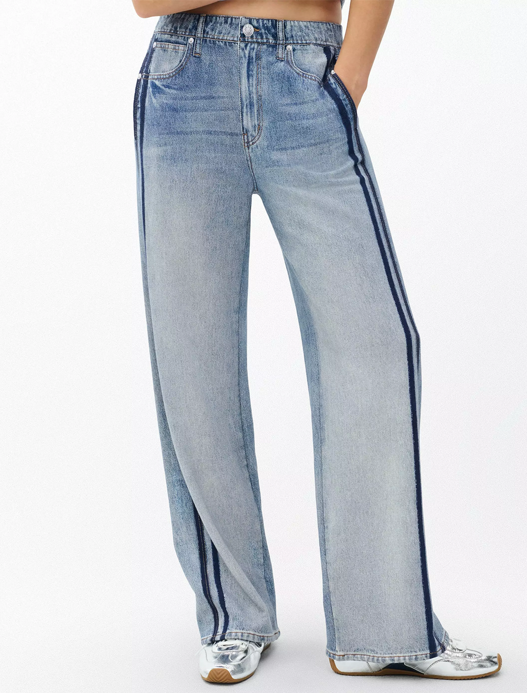 miramar terry wide track pant in coney