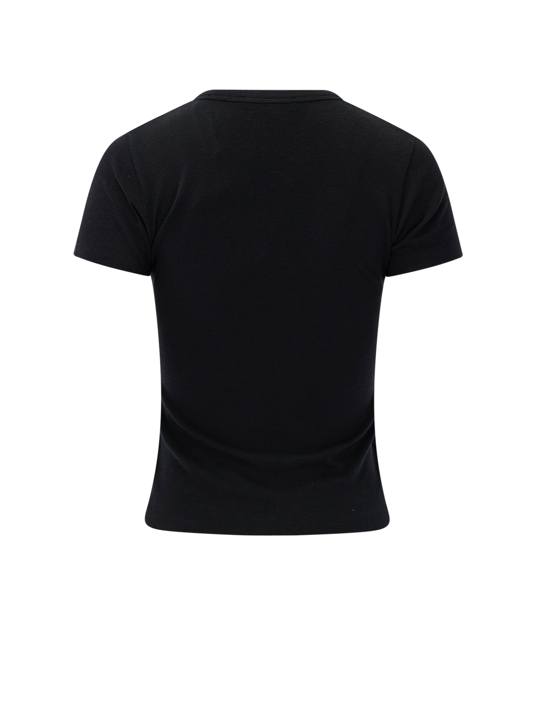 pima cotton-blend '90s shrunken t-shirt in black