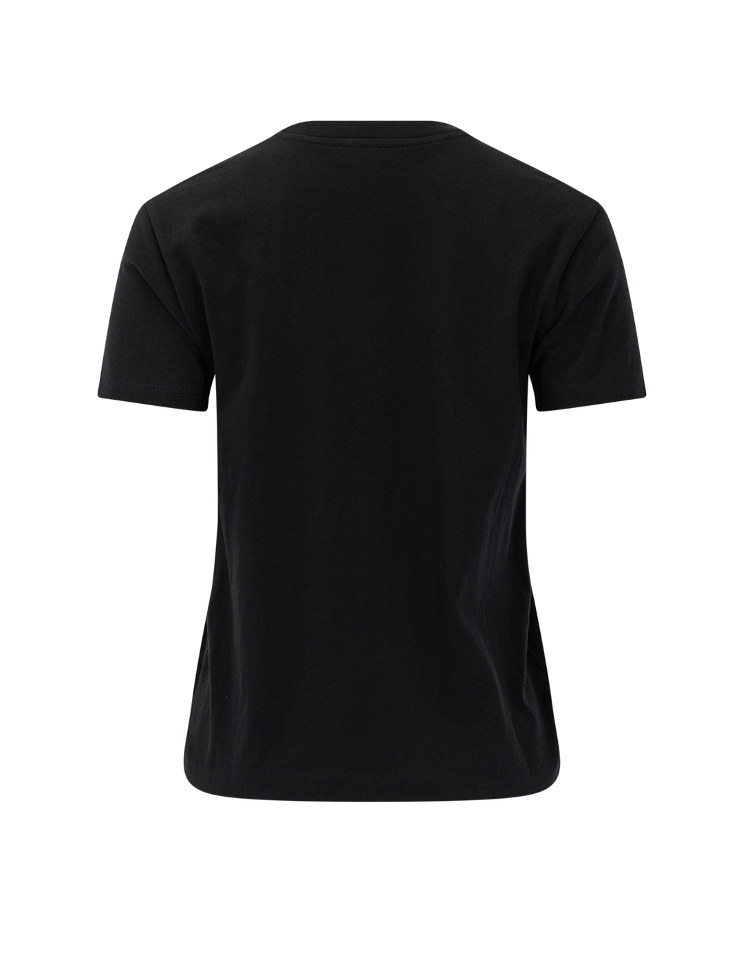 pima cotton crew neck t-shirt in black
