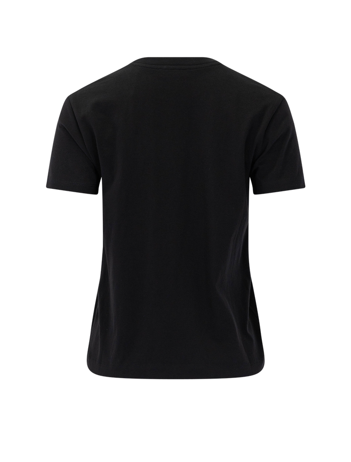 pima cotton crew neck t-shirt in black