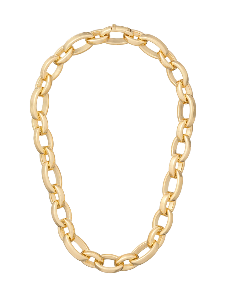 the puffy link necklace
