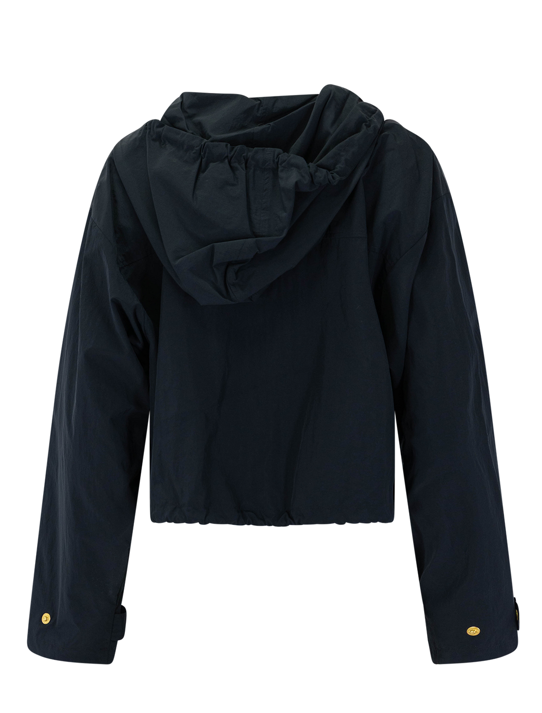 bronwyn crop windbreaker in black