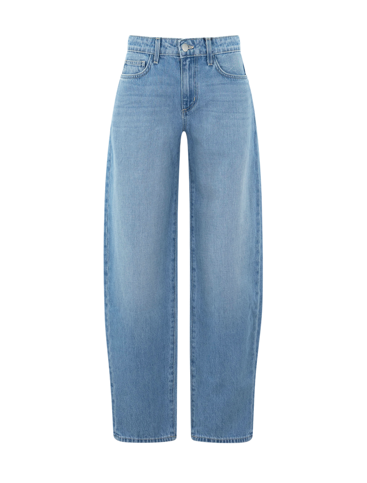 L'Agence bex rodeo jeans in bellflower - front view.