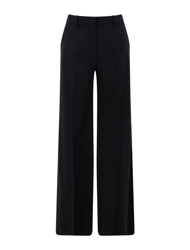 fluid flare pant in black