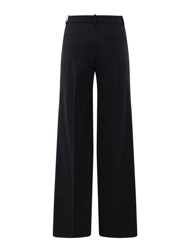 fluid flare pant in black