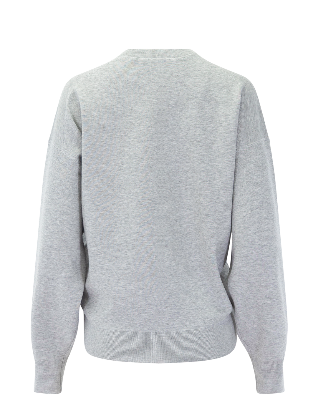 v-neck sweatshirt in gravity melange