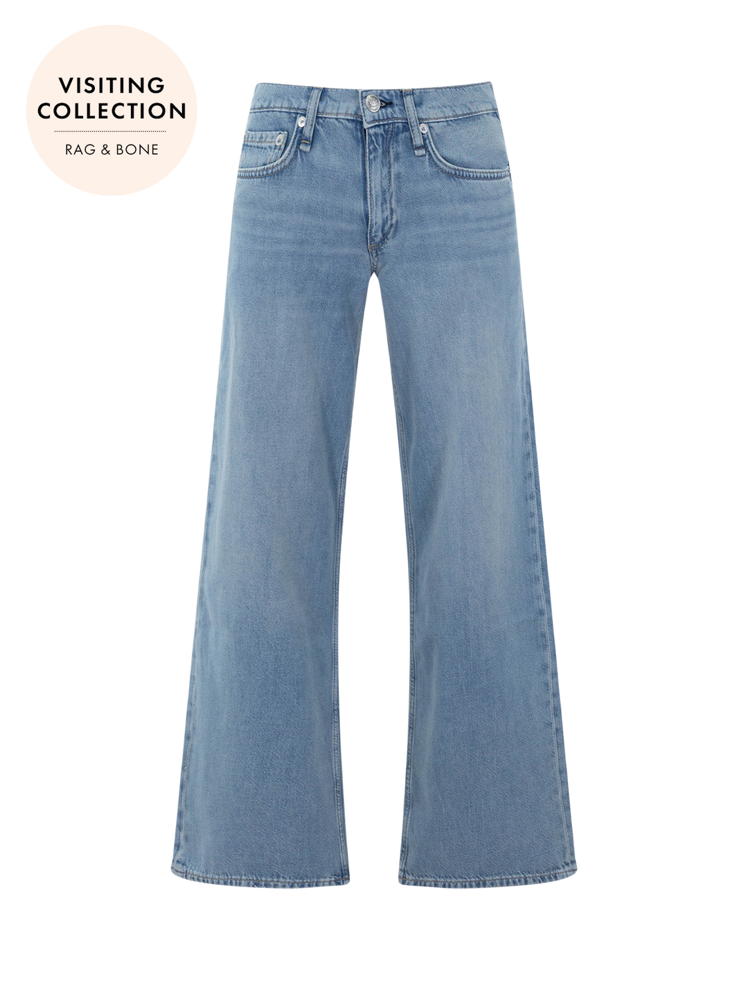 front view of saige ankle relaxed straight jeans in ludlow