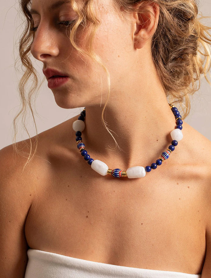calista perle bleue chain