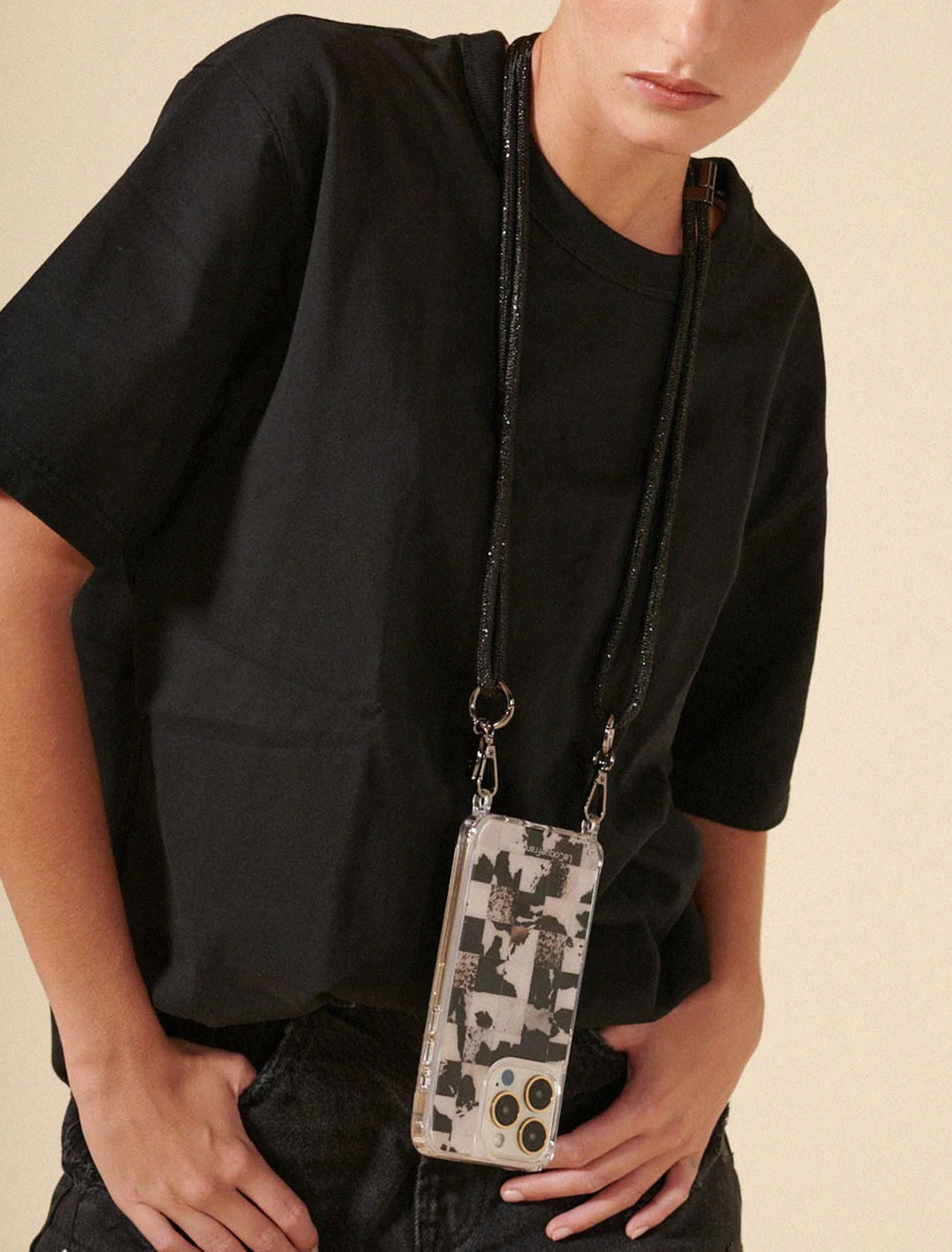 mariah braided noir chain