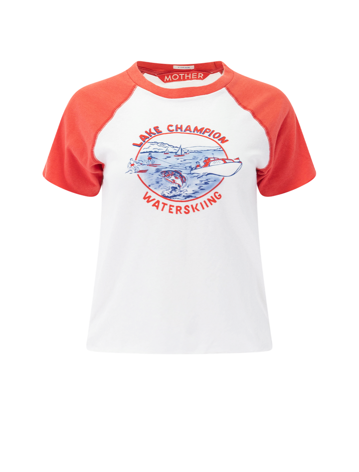 the short sleeve sporty concert tee in lake champion