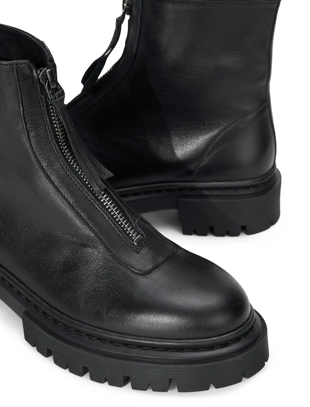 miles zip ankle boot in black