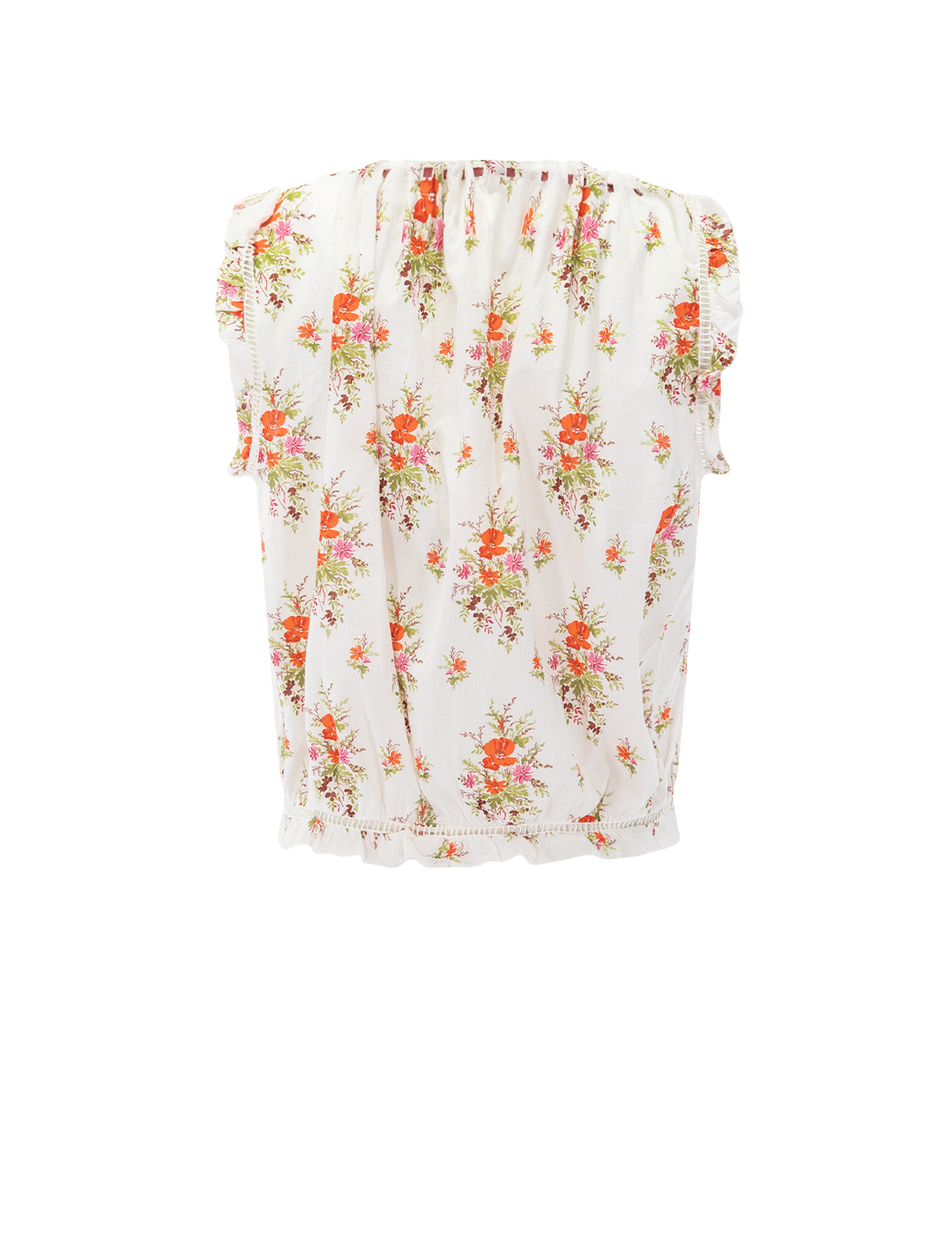 traveler top in rose petiti bouquet de chamonix