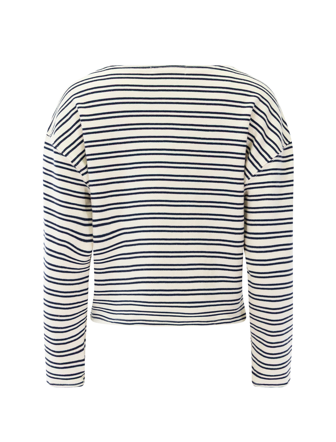 briana french terry tee in navy stripe
