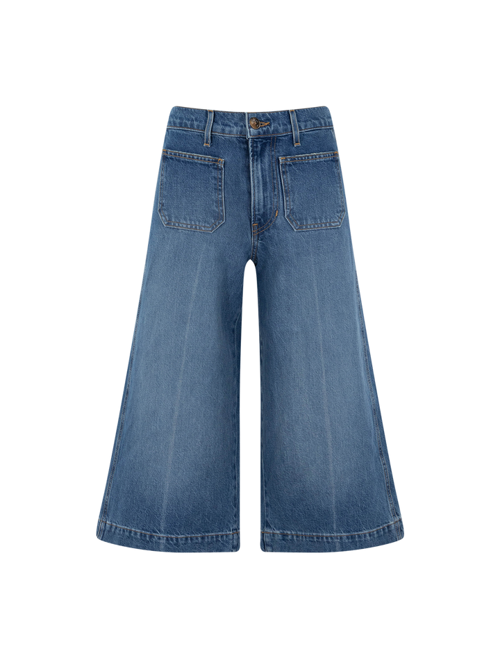 marlowe patch pocket culotte in memory lane