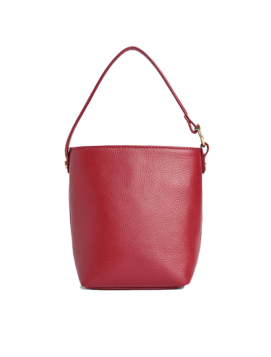 cedar mini bucket bag in red
