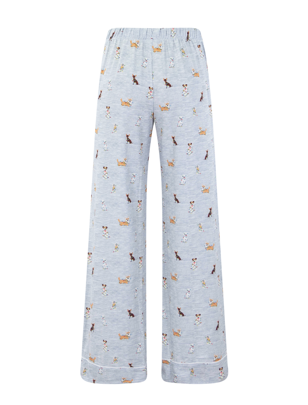 flora pillow soft twinkling dogs pj set